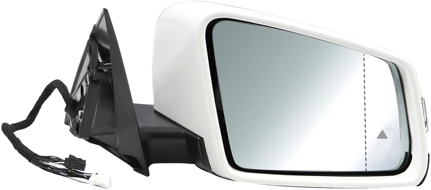 Right Passenger Side Mirror Assembly Compatible with CLA250 CLA45 AMG 2014-2018 Rearview Mirror with (BSM) Blind Spot Match & Heated and Turn Signal Light 1178100876-PFM (Black Right)