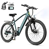 Eleglide E-Bike 26 Zoll für Damen & Herren, E-Bike 26' mit 21-Gang Schaltung 250W...