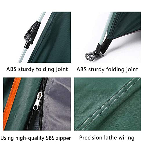 Tente de camping imperméable 2-3 places double couche dôme - 5