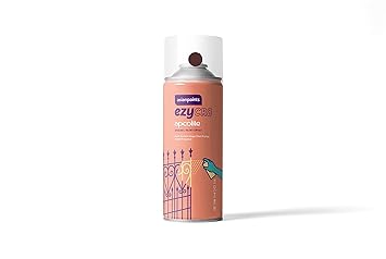 Asian Paints ezyCR8 Apcolite Enamel Multi-Surface DIY Spray Paint for Metal Wood Wall Mission Brown 250 g (400ml)