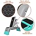 Yes4All Multifunctional Fitness Aerobic Step Platform/Aerobic Deck, Household Step Workout Bench for Home Gym (Blue/Grey)