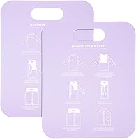 Vista 1 de VICASKY Tabla plegable para camisas, carpetas de ropa, carpetas de plástico para lavandería, herramientas auxiliares para el hogar, lavandería