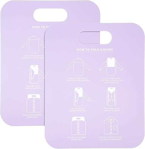 VICASKY Tabla plegable para camisas, carpetas de ropa, carpetas de plástico para lavandería, herramientas auxiliares para el hogar, lavandería,