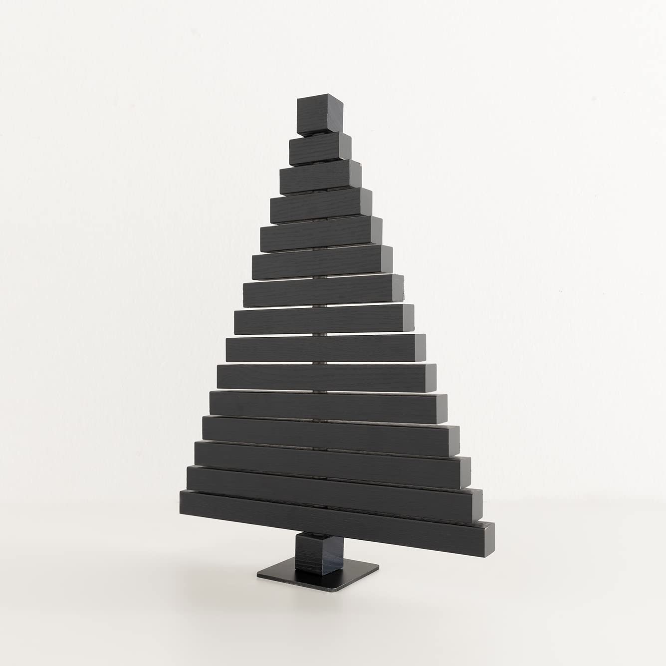 ARHome Árbol de Madera, 41 x 31 cm, Azul Noche, Árbol de Navidad, Decoración Navideña, Made in Italy
