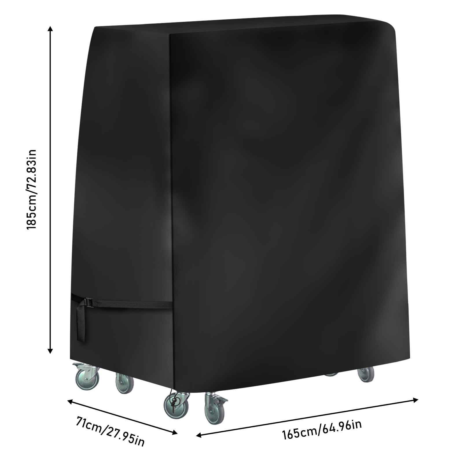 Housse de protection pour table de tennis de table 210D Oxford imperméable