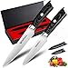 MOSFiATA Messerset, 2 Stück Küchenmesser Set,Scharf Kochmesser 13 cm für Alle Zwecke und Schälmesser 9 cm, Deutscher EN1.4116 Edelstahl, Geschenkbox MOSFiATA Kochmesser günstig Kaufen-MOSFiATA Messerset, 2 Stück Küchenmesser Set,Scharf Kochmesser 13 cm für Alle Zwecke und Schälmesser 9 cm, Deutscher EN1.4116 Edelstahl, Geschenkbox