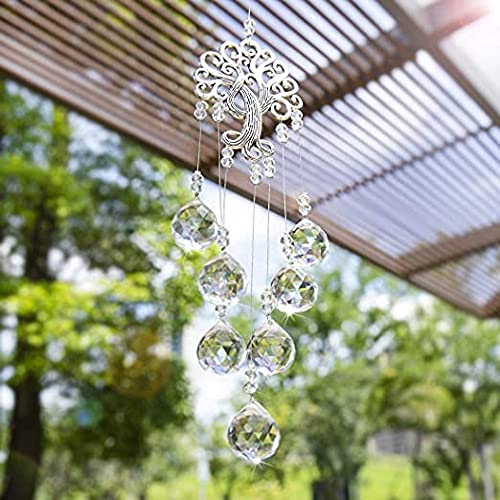 Image of Tree of Life Crystal Prism Suncatcher Rainbow Maker Garden Decor