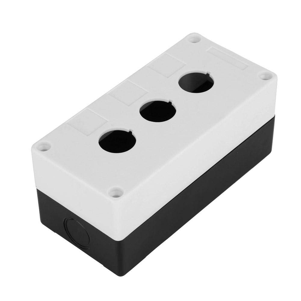 22mm 3-Hole Push Button Switch Box BX3 Industrial ABS Plastic