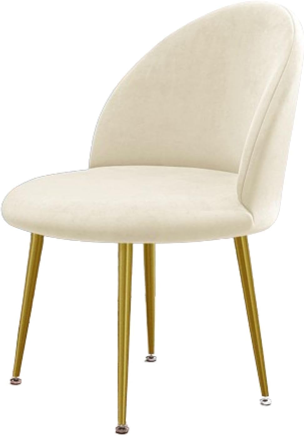 OWOW Curved Back Dining Chair Cover, Highdi Stretch Dining Chair Covers Velvet, Removable Dining Chair Seat Covers Home Kitchenchairs Protectors for Wedding Party Hotel