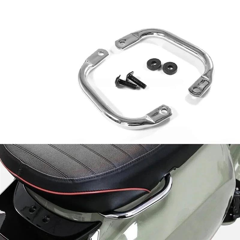 Asideros Traseros para Vespa Primavera 150 en Color Plata 2