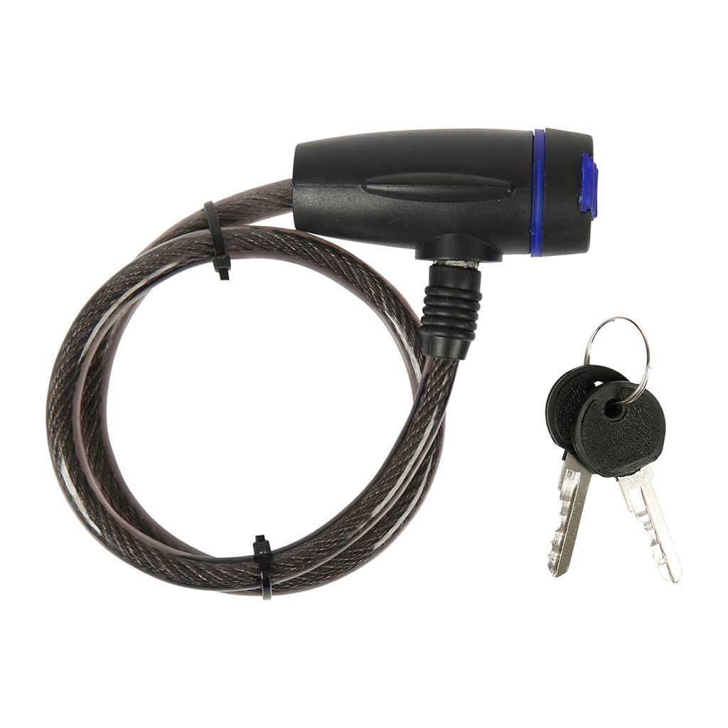 Image secondaire de Antivol Spirale 60cm pour Vélo, Moto et Trottinette - Cadenas Sécurisé avec Clés