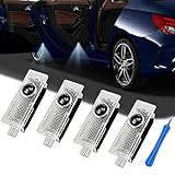 【Upgrade LED Autotür Beleuchtung Logo Set】Das 4 x Einstiegsbeleuchtung Lichter tür Logo Zubehör passend für A1/A3/A4/A4L/A5/A6/A6L/Q3/Q5/Q7/A7/A8/R8/TT Serie. Die 3D Türbeleuchtung Logo sieht cool, so kann ein schönes Geschenk für Bruder oder Freund sein.