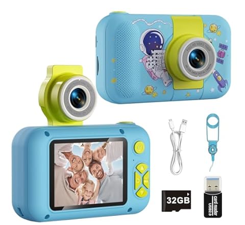 ARNSSIEN Kids Camera Speelgoed voor 3 4 5 6 7 8 9 10 11 12 jaar oude jongen/meisje, Kids Digitale Camera, Kerstmis/Verjaard…