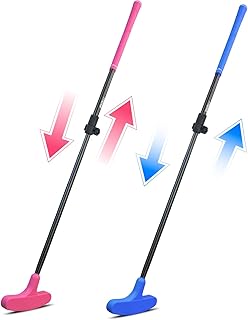 KOFULL Golf Putter 4 or 2 PCS, Mini Golf Putter Adjustable to Perfectly Height, Retractable Shaft, Two-Way Putters for Right or Left Handed, Suitable for Family Golf Putting Game, 21–36 inches