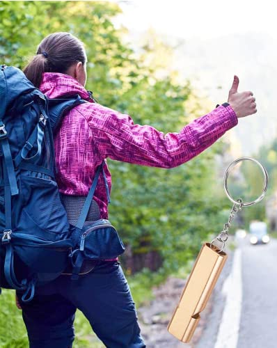 Bear Bells For Hiking Dogs With Whistle, Carabiner And Silencer For Camping, Mountain Biking, Hiking, Fishing #TOP3