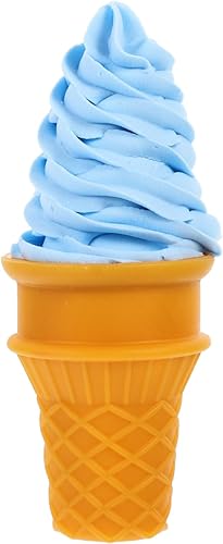 Zerodeko Modelos de cono de helado - Conos artificiales para cocina de juegos de simulación, puesta en escena, decoración de fiestas