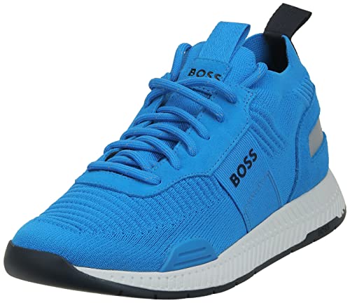 BOSS Herren Mesh-Mix Laufschuhe Sneaker, Sky Captain Navy, 40 EU – Ansicht 1