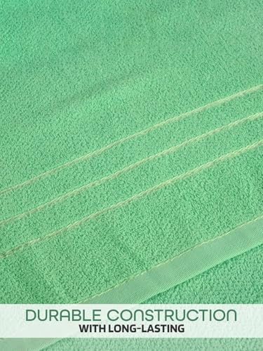 Image of Hand Towels 16x24 inches, Soft & Highly Absorbent Bathroom /Face Towels, Pack of 2 (Green)