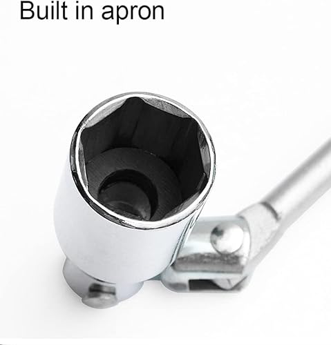 Miniatura 4 de THandle - Juego de llaves de bujía universal, llave de enchufe flexible TBar, kit de herramientas de instalación de 3 piezas de 0.551 in (38