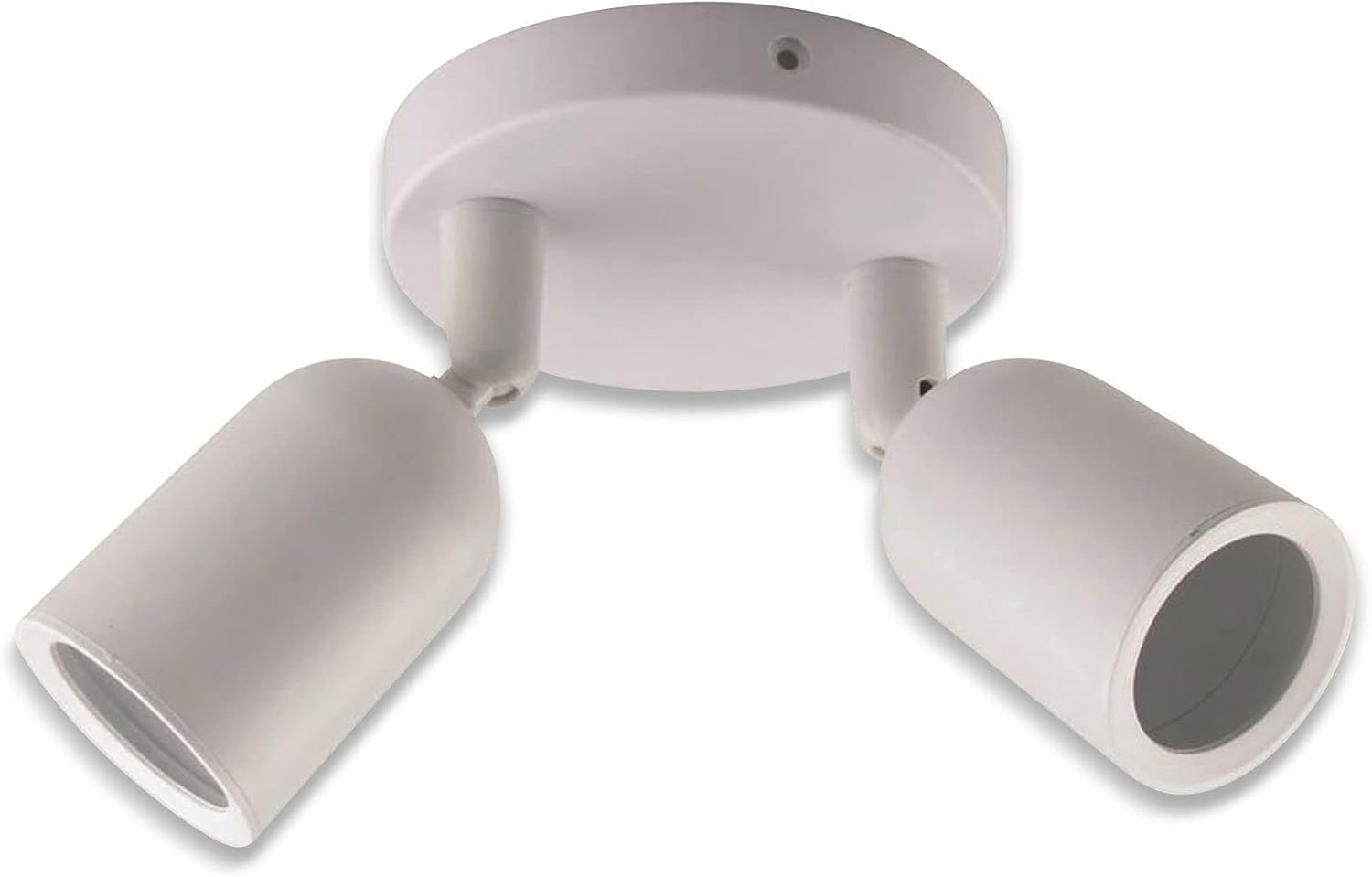 2023 Ceiling Light with 2 Lights, GU10, Round, Swivelling, White, 145 mm