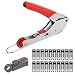 Produktbild Yosoo Health Gear Rg59 Crimp, Kabel Stecker Presse, Einstellbare Kompressionsstecker Mit Zangen, F Stecker Kompression Rg58 Rg59 Rg6 Mit 20 Bits Zangen Für Sat Kabel Koaxialkabel
