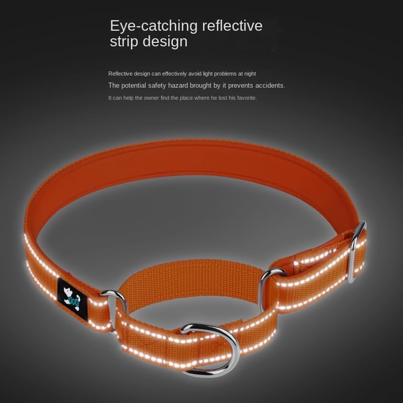Miniatura 2 de haoyueer Collares ajustables para perros de entrenamiento de seguridad Martingala, de neopreno suave y acolchado, de nailon transpirable, para
