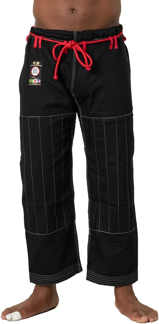 Ronin BJJ Pants for Adults – Cotton Martial Arts Pants with 6-Loop Cord Drawstring