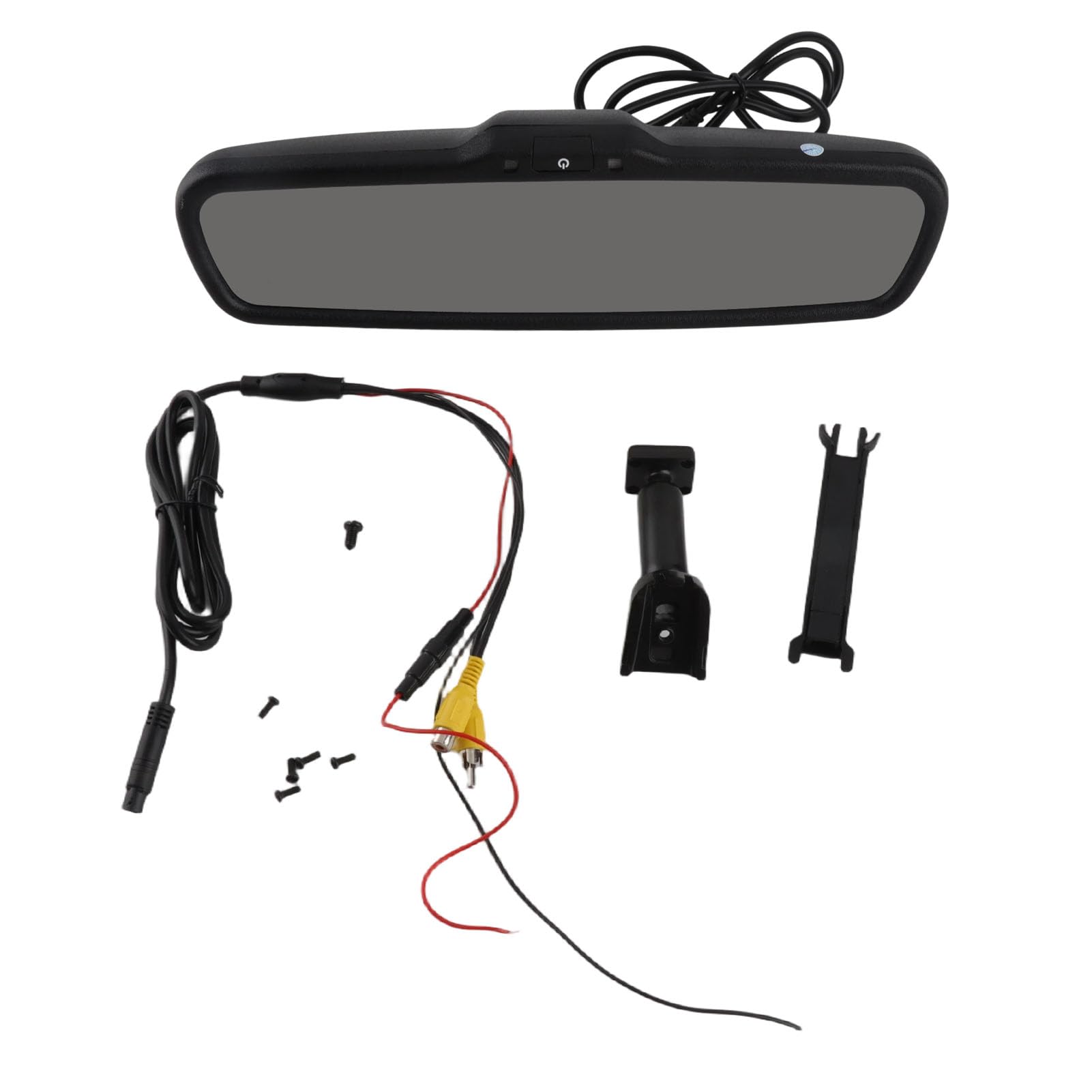 Monitor per specchietto retrovisore per Auto, Schermo da 4,3 Pollici con oscuramento Automatico retrovisore per specchietto retrovisore Monitor per retrovisore con Menu OSD per Telecamera retromarcia