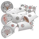 Kleine sog. Papier-Flachbeutel zum Verpacken von kleinen Geschenken, Dingen und Produkten zu Weihnachten. Ideal auch als Geld-Geschenk Verpackung oder zum hübschen Verpacken von kleinen Nachrichten und selbstgemachten Gutscheinen -). Auch gut als Schmuckbeutel oder zum Einpacken von Kunden-Einkäufen.