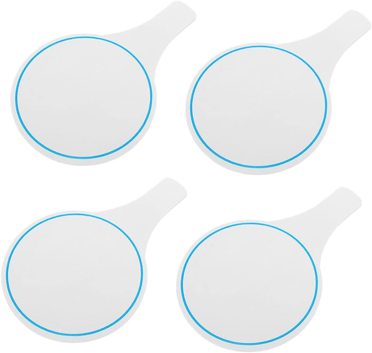 BESPORTBLE 8 Pcs Score Board White Board Dry Erase Scoring Board Dry Erase Board Small Mini White Boards Single