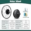 Cashwise Kit de Conversion E-Bike Kit de Conversion 48V 1000W 1500W pour vélo électrique Roue Avant 20" 24" 26" 27.5" 28" 29" 700C avec écran LCD7C,1000W-700c #2