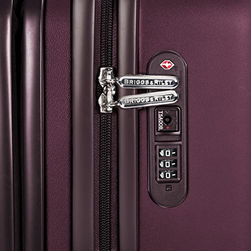 Briggs & Riley Sympatico Hardside Large Spinner Luggage, Plum, 30-Inch Checked #TOP7