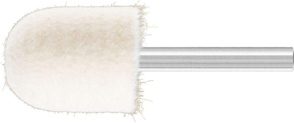 PFERD 48634 Felt Point Radius Cylinder - 1 x 1-1/4 1/4 Shank, Medium Grade (10pk)