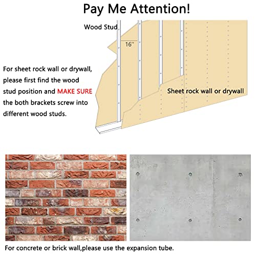 Mcmacros Wall Mounted Floating Folding Table, Drop Leaf Dining Table Small Wooden Desk For Office Home Kitchen(23.6" 15.6" (Lw)), White #TOP6