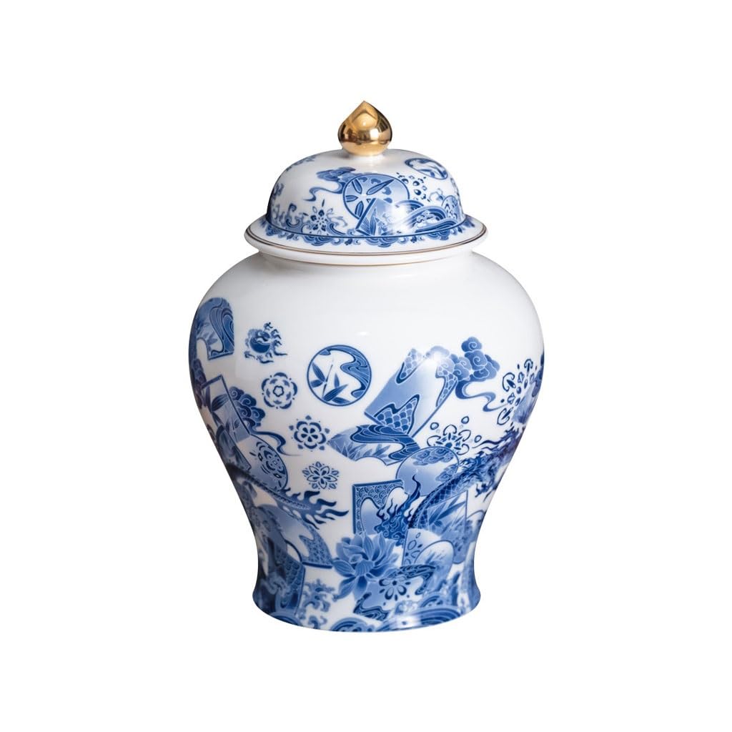 Puszka do herbaty kamionka gospodarstwo domowe 1000 ml czarna herbata zielona herbata pojemnik do przechowywania herbaty pulpit ceramiczna puszka na herbatę pojemnik na herbatę