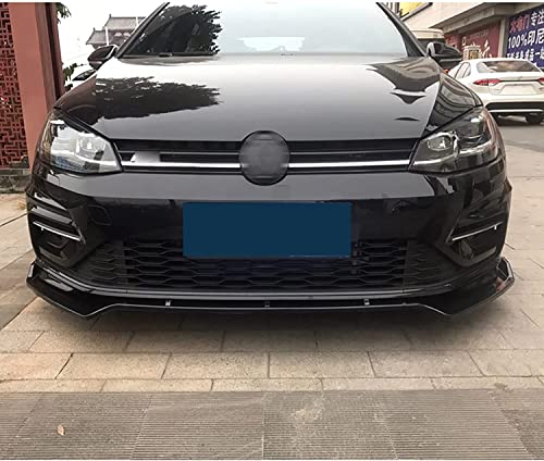 Car Front Spoilers Front Bumper Lip Splitter for VW Golf 7 MK7 7.5 R GTI GTD 2014 2015 2016 2017 2018 2019 | Auto Body Exterior Aerodynamic Parts Decorative