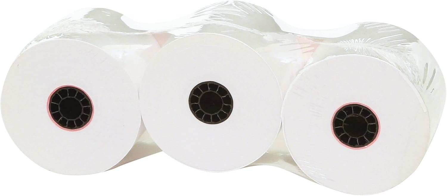 Universal UNV35720 Adding Machine/calculator Roll, 16 lbs. 1/2 in. Core, 2-1/4 in. x 150 ft. - White (3/Pack)
