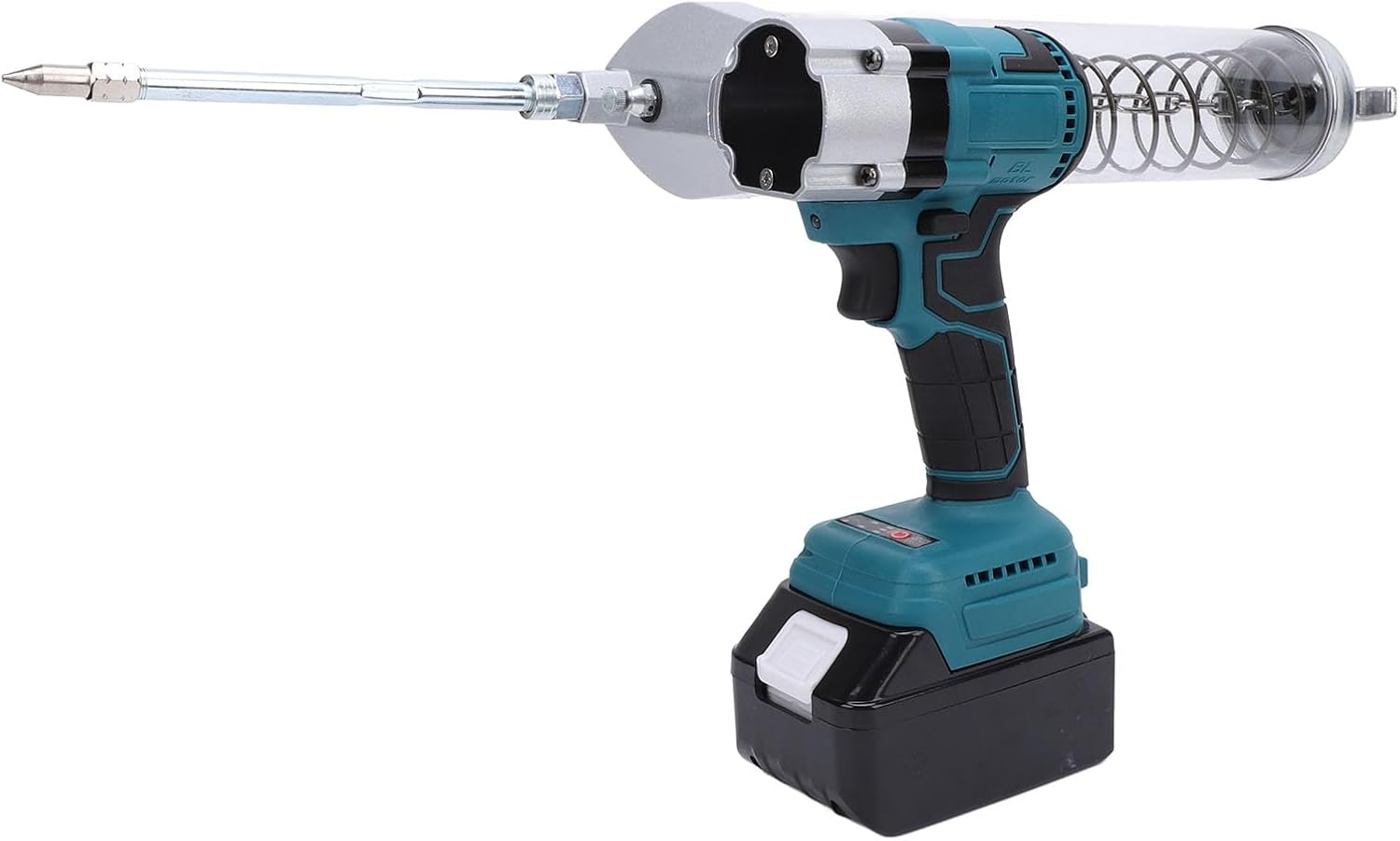 Electric Grease, 12000PSI Cordless Grease with 2 Batteries, High Rate, for Efficient Excavator Maintenance, ABS Material (US Plug)