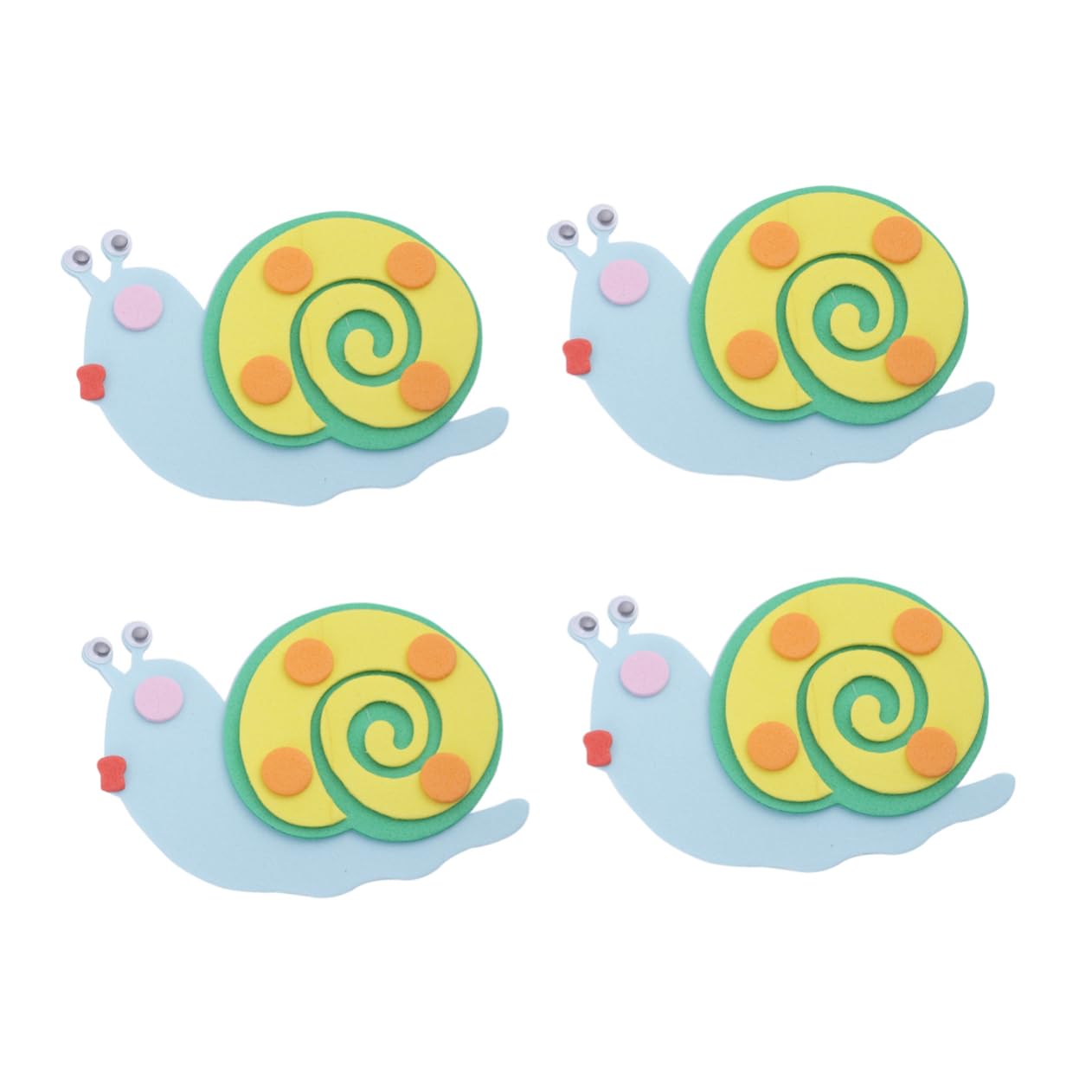 Stickers escargots style tableau pour mur de classe de maternelle et éveil des petits