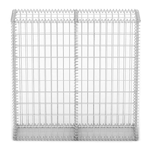 Gabionen vidaXL Steinkorb 100x100x30 cm für Garten und Terrasse