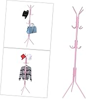 Vista 1 de Alipis Perchero de hierro forjado 3 niveles Perchero independiente armario rack 12 ganchos