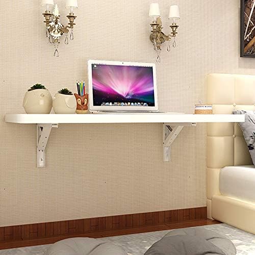 Heavy Duty Wall Mounted Folding Workbench for Dining Study Kitchen Space Saver Drop Leaf Dining Desk Laundry Bar Table