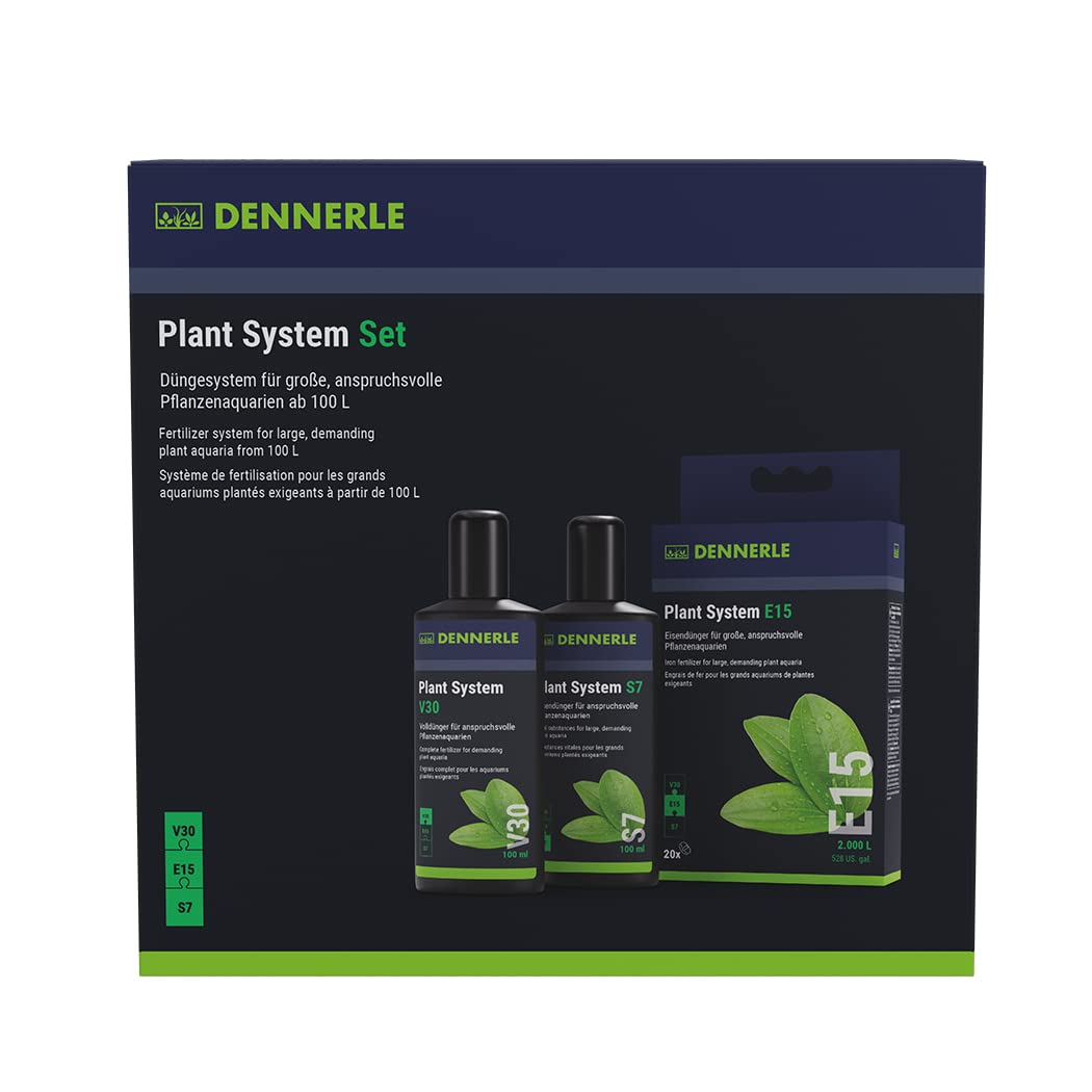 Dennerle Plant System Set, Düngesystem für Aquarien | Für bepflanzte Aquarien, abgestimmt auf große und anspruchsvolle Becken