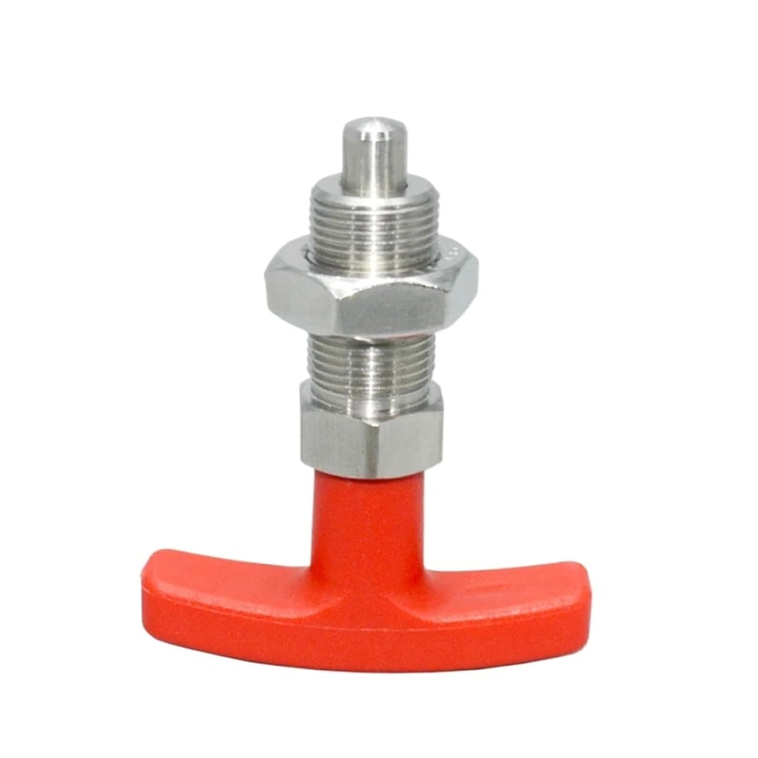 1pcs Plastic T-Handle Indexing Plunger Pin - Spring Loaded Retractable (M12-M20)(XSPZ,M20-1.5-12-15RED)
