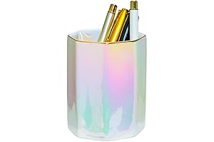 Charming Ceramic Makeup Brush Holder: Adorn Your Vanity with Elegance