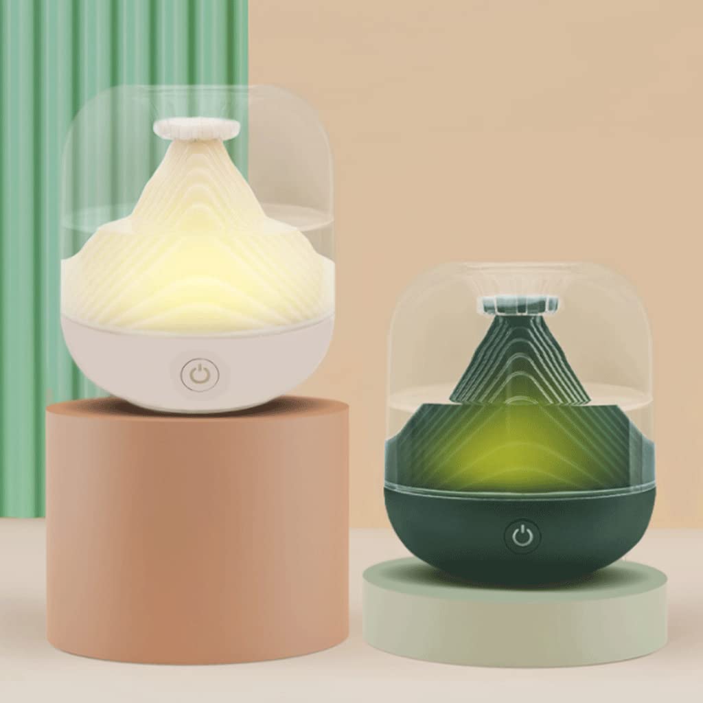 Amélioré Diffuseur d'huiles essentielles créatif Mignon, humidificateur Silencieux d'aide au Sommeil de 700 ML, Anti-brûlures à Sec Intelligent, veilleuse à atmosphère chaleureuse Relaxer