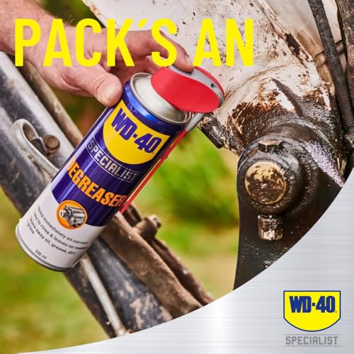 WD-40 Specialist Universalreiniger 500 ml – Hochleistungsreiniger für Maschinen, Werkzeuge & Oberflächen, entfernt Öl, Fett & Schmutz, trocknet schnell & sorgt für rückstandsfreie Sauberkeit