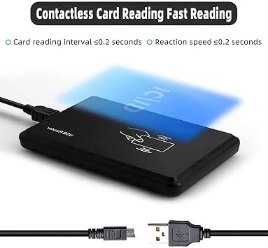 USB RFID Reader ID Card Reader Contactless Card Reader for EM4100