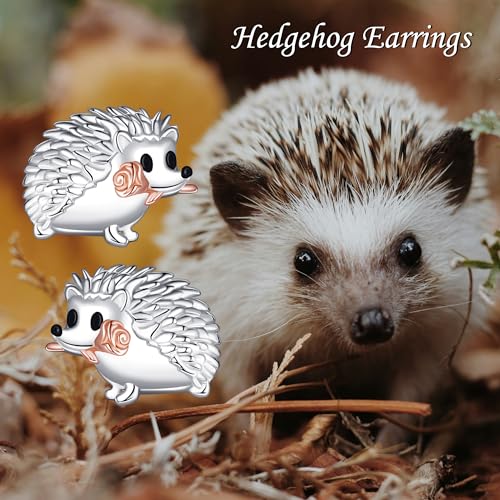 URONE 925 Sterling Silver Cute Animal Earrings Animal Jewelry Gifts for Women4