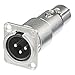 NEUTRIK NA3MDF ADAPTOR, XLR RCPT TO DVI-I PLUG (1 piece)